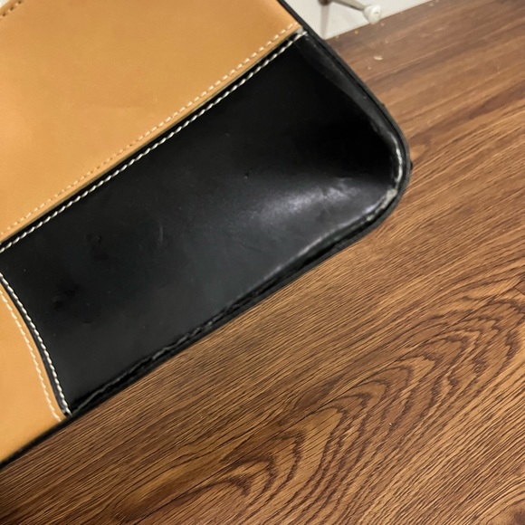 Brown & Black Colorblock Handbag - Picture 8 of 9